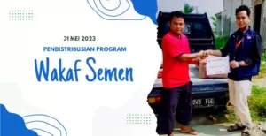 Penyaluran Wakaf Semen