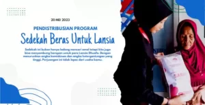 Pendistribusian Sedekah Beras