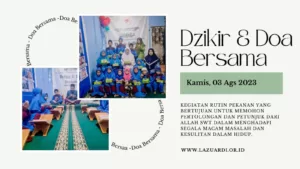 Program Kegiatan Dzikir Dan Do’a Bersama Adik Yatim.
