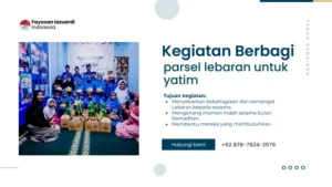 Kegiatan Berbagi parsel lebaran untuk yatim