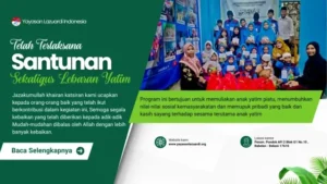 Kegiatan Santunan Sekaligus Lebaran Yatim