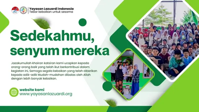 Sedekah Al Quran Untuk Tpq