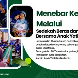 Menebar Kebaikan Melalui Sedekah Beras dan Doa Bersama