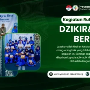 Kegiatan Doa Bersama Yatim di LKSA Lazuardi