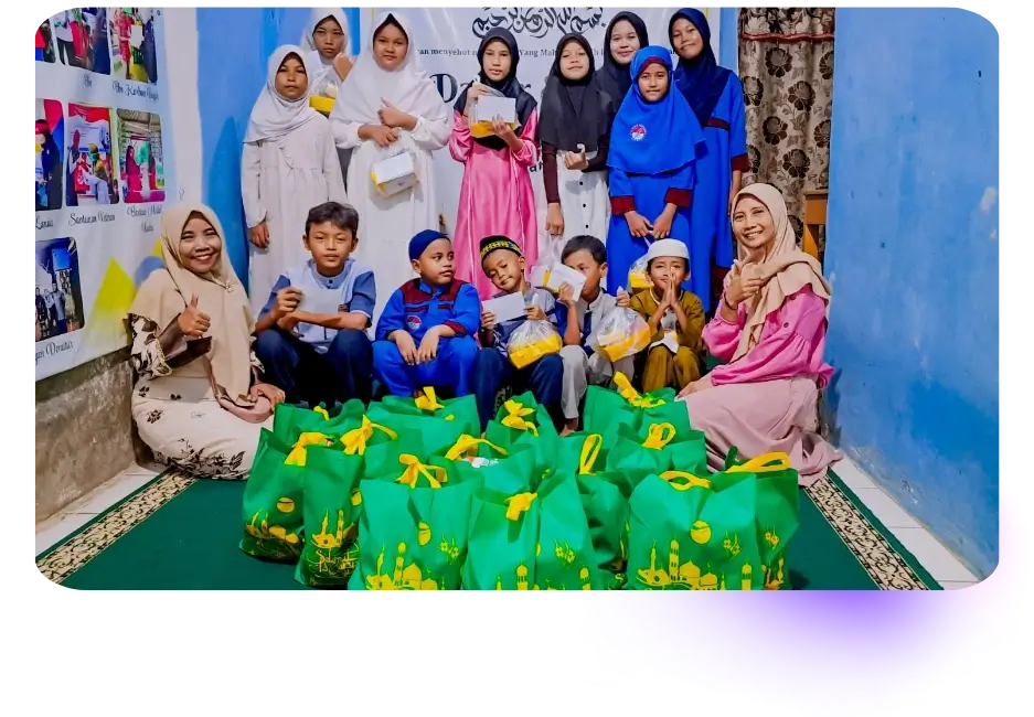 Kegiatan santunan Yayasan Lazuardi