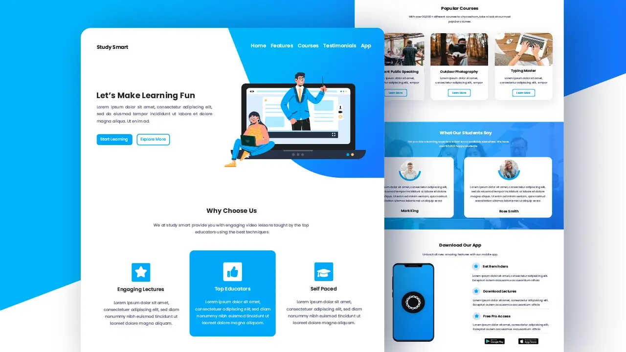 html sebuah website