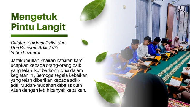 Catatan Khidmat Dzikir dan Doa Bersama